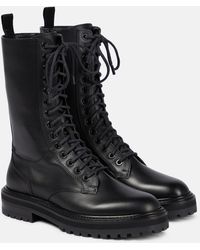 Jimmy Choo - Cora Leather Combat Boots - Lyst