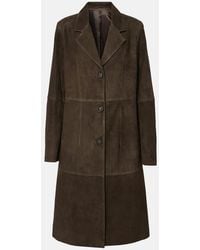 TOTEME - Manteau En Daim - Lyst