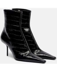 Victoria Beckham - Ankle Boots 75 Aus Leder - Lyst