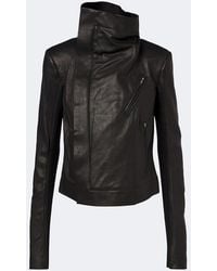 Rick Owens - Leather Biker Jacket - Lyst