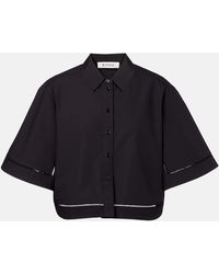 Rohe - Embroidered Cotton Poplin Shirt - Lyst