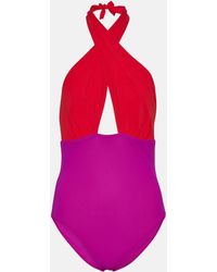 Karla Colletto - Mabel Colorblocked Swimsuit - Lyst
