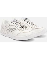 Balenciaga - Hamptons 3B Sports Icon Leather Sneakers - Lyst