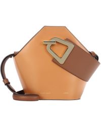 Danse Lente Johnny Mini Leather Tote - Brown