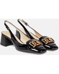 Tod's - Kate Patent Leather Slingback Pumps - Lyst
