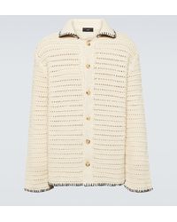 Alanui - Punti Summer Crochet Cotton-blend Cardigan - Lyst