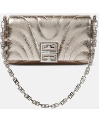 Givenchy - 4g Soft Micro Metallic Leather Shoulder Bag - Lyst