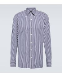 Tom Ford - Striped Cotton Shirt - Lyst