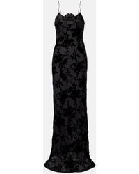 Rodarte - Devore Floral Velvet Gown - Lyst
