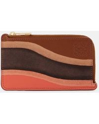Loewe - Portemonnaie Anagram Aus Leder - Lyst