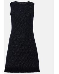 Oscar de la Renta - Cotton-Blend Tweed Minidress - Lyst