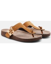Tory Burch - Sandali infradito Mellow in suede - Lyst