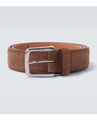 Tod's - Suede Belt - Lyst