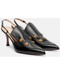 Chloé - Leather Heeled Shoes 'Agnes' - Lyst