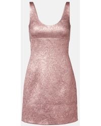 Emilia Wickstead - Einna Floral Jacquard Minidress - Lyst