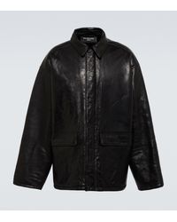 Balenciaga Leather jackets for Men | Online Sale up to 50% off | Lyst