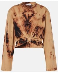 Rabanne - Tie-Dye Cotton Jersey T-Shirt - Lyst