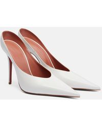 AMINA MUADDI - Anok Leather Pumps - Lyst