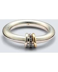 Spinelli Kilcollin - Ring Sirius Max Aus Sterlingsilber Mit 18Kt Gelbgold Und Diamanten - Lyst