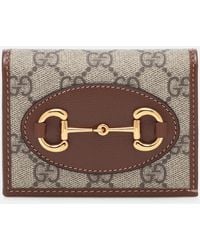 Gucci - Gucci Horsebit 1955 Card Case Wallet - Lyst