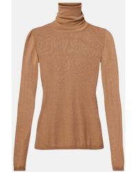 Max Mara - Saluto Virgin Wool Turtleneck Sweater - Lyst