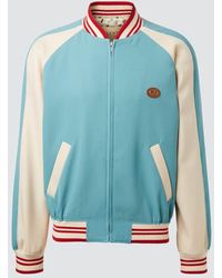Valentino - Logo Virgin Wool Varsity Jacket - Lyst