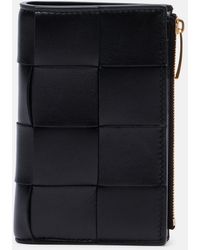 Bottega Veneta - Cassette Medium Leather Bifold Wallet - Lyst