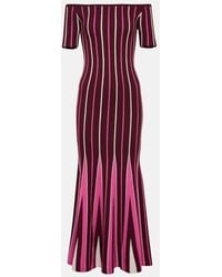 Gabriela Hearst - Abito Lungo Plisse - Lyst