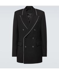 Wales Bonner - Rise Double-breasted Wool Blazer - Lyst
