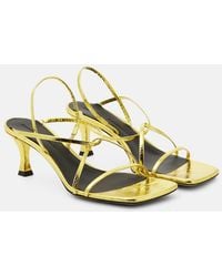 Proenza Schouler - 60 Leather Slingback Sandals - Lyst