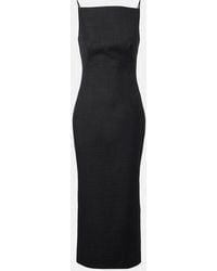 Givenchy - Wool Midi Dress - Lyst