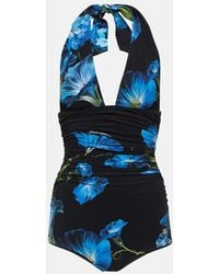 Dolce & Gabbana - Maillot De Bain A Fleurs - Lyst