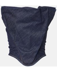 Magda Butrym - Re25 Denim Corset Top - Lyst