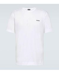 ZEGNA - Logo Cotton Jersey T-Shirt - Lyst