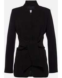 Max Mara - Belted Cady Blazer - Lyst