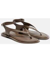 A.Emery - Sabine Leather Thong Sandals - Lyst