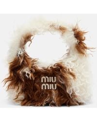 Miu Miu - Wander Cow-Print Shoulder Bag - Lyst