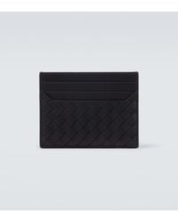 Bottega Veneta - Intrecciato Leather Card Holder - Lyst