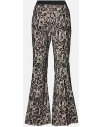 JOSEPH - Tokyo Patchwork Lace Flared Pants - Lyst