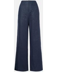 Faithfull the Brand - Pantalones Anchos Isotta De Lino - Lyst