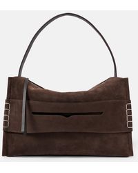 JW Anderson - Tote Loafer Large Aus Veloursleder - Lyst