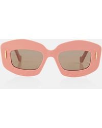 Loewe - Screen Rectangular Sunglasses - Lyst