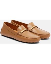 Tod's - Gommino Embellished Leather Loafers - Lyst