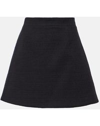 Patou - Minifalda de tweed de algodon - Lyst