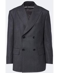 Junya Watanabe - Double-Breasted Wool Blazer - Lyst