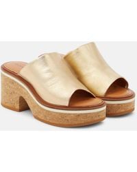 Robert Clergerie - Cessy Leather Mules - Lyst