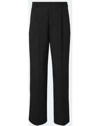 Dries Van Noten - Pleated Wool Wide-Leg Pants - Lyst