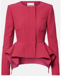 Roland Mouret - Jacke Aus Crepe - Lyst
