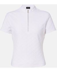 Gucci - Gg Jersey Jacquard Half-Zip Top - Lyst