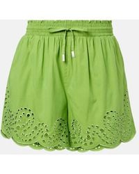 Jonathan Simkhai - Amelie Broderie Anglaise Shorts - Lyst